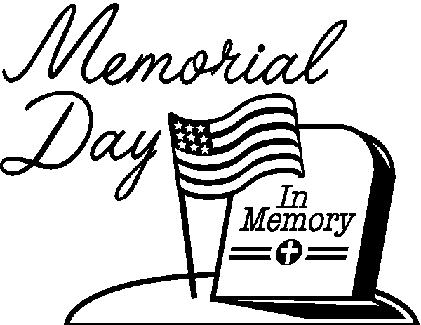 Memorial Day Clipart Black And White